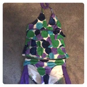 2 piece Justice tankini swim suit